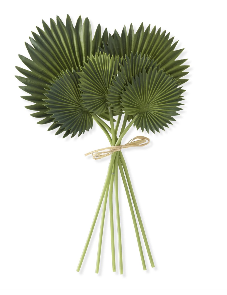 Hoja Palma Abanico Ramo 6 16"