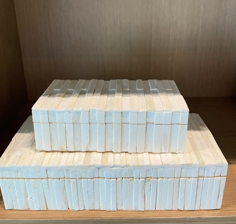 Caja Rectangulo Blanco Grande