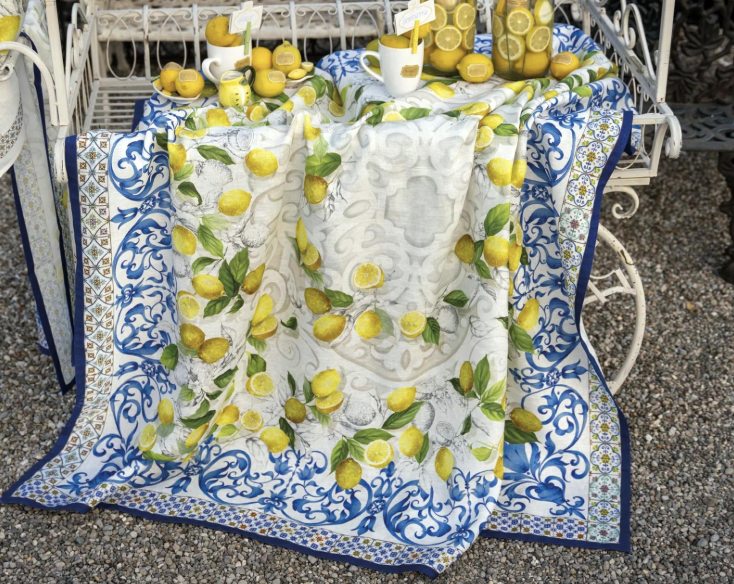 Mantel Cetara 100% Lino 3.70 x 1.80m