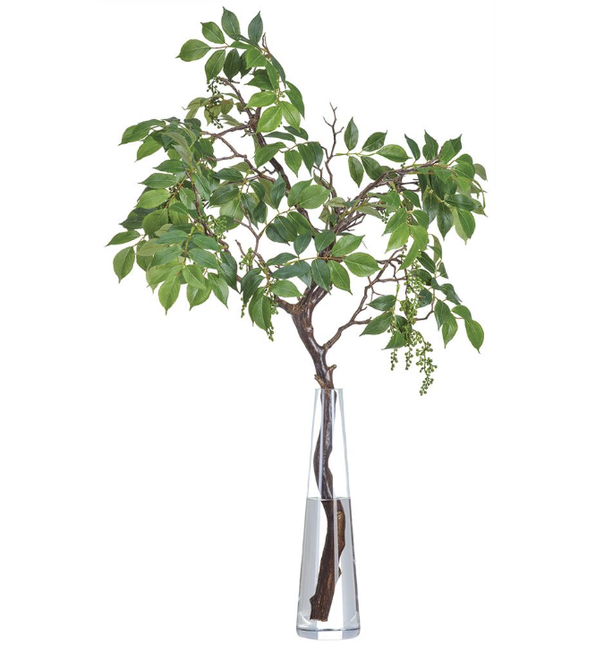 Jarron Agua Artificial Vara Fresno 32"Hx18"Wx28"L