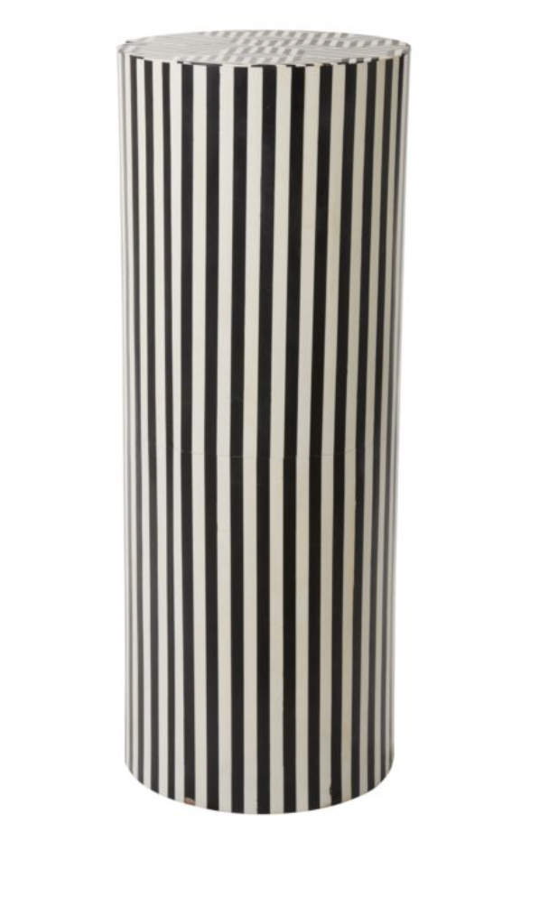 Pedestal Blanco Negro 13.5" x 35.5"