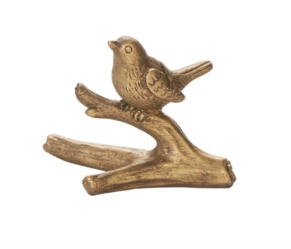 Tarjetero Pajaro Bronce 1.5" x 2.5" x 2"