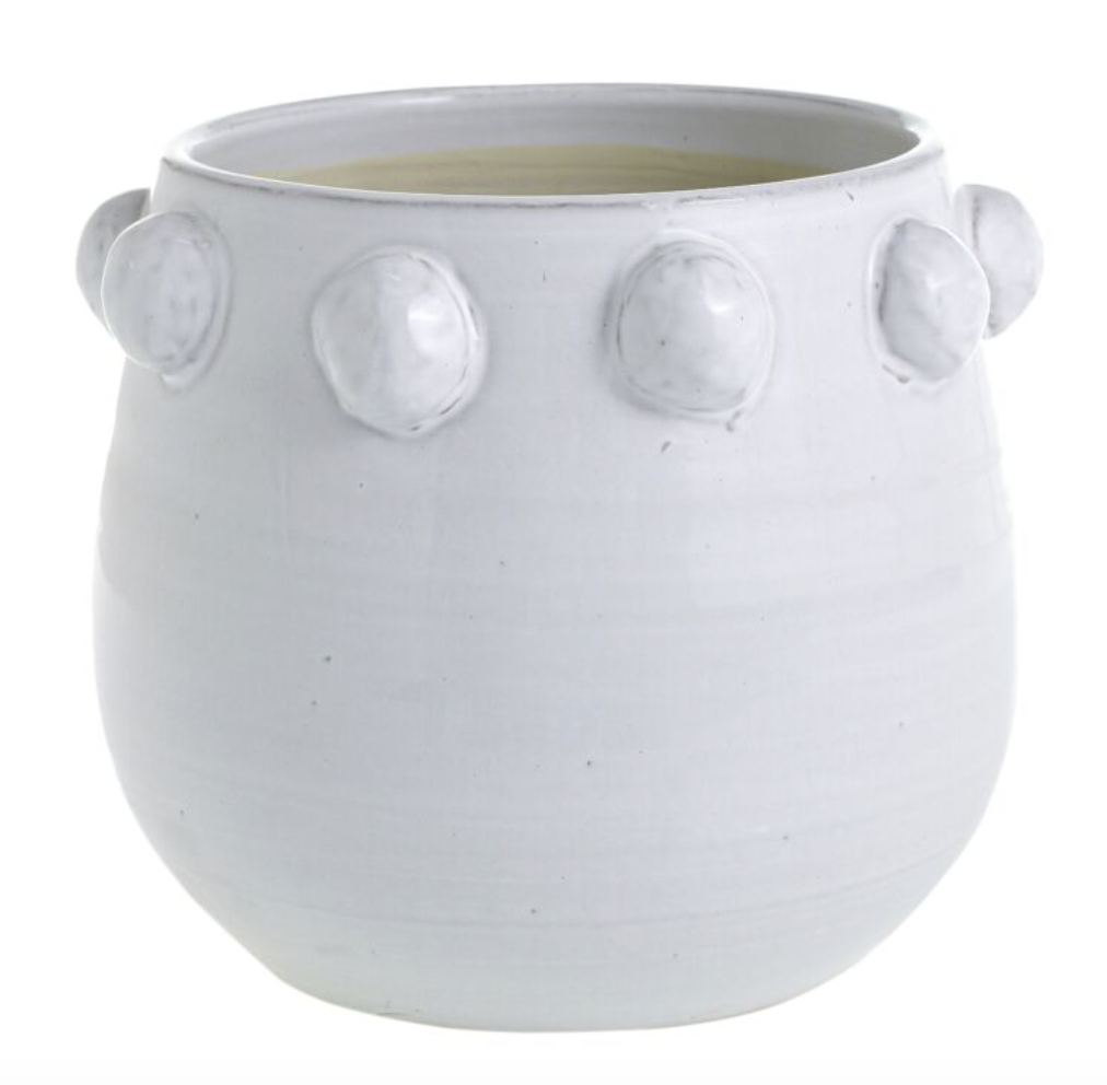 Maceta Fem Blanco 10.5" x 9"