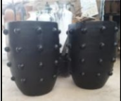 Gota Mediana Cortada Chipote Negro