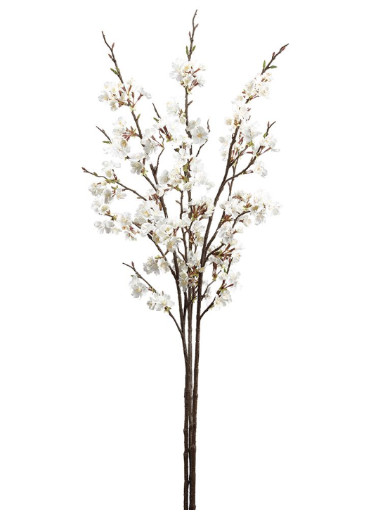 [ZBB304-CR] Vara Cerezo Blanco  42" 