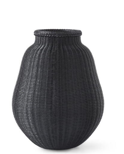 [19092A] Jarron Rattan Negro 22"