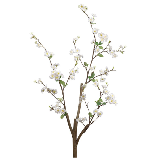 [FSB616-WH] Vara Cerezo Blanco 53"