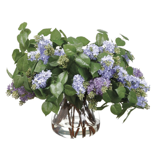 [WF9840-LV/GR] Jarron Agua Artificial Lila 24H 26.5W 30L