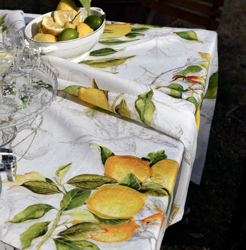 [MANTLIMON] Mantel Limoncello 100% Lino