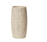 [50118.00] Maceta Negro Blanco Sequence 6.5" x 14"