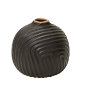 [58040.00] Jarron Negro Zeno 6.5" x 6"