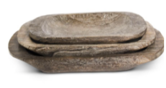 [16519A-3] Batea Madera  Grande 