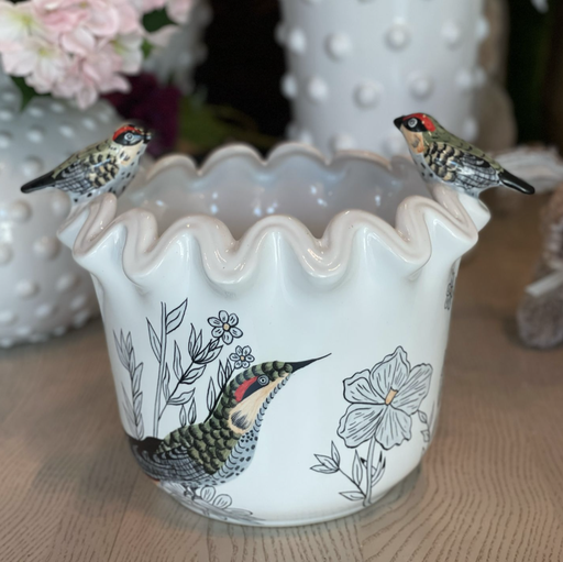 [FLOREROG.] Florero Maceta 2 Pajaros