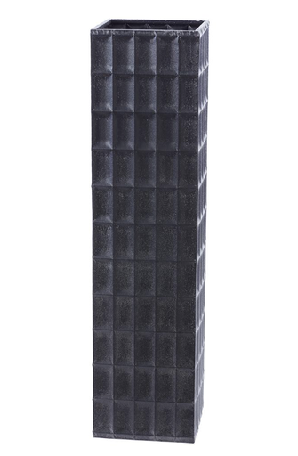 [AF0024-CC] Base Metal Pillar Metal Negro 42.5H10.5"W10.5"L 