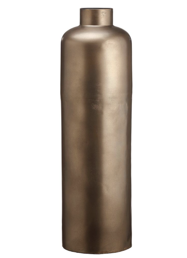 [XAC242-BZ/AT] Jarron Metal Bronce 30"Hx9.25"D 