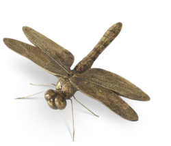 [15267C-GO] Libelula Oro Resina
