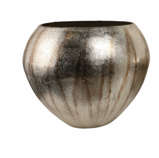 [EV21153-02] Maceta Plata Noatak Grande 22"