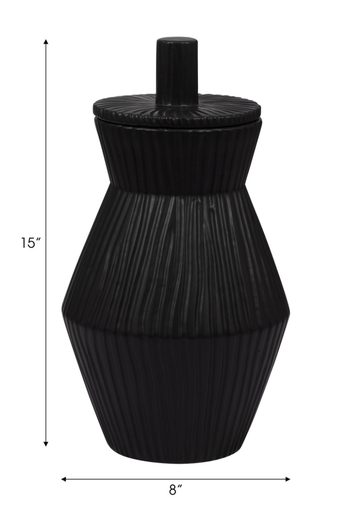 [EV19871-03] Jarron Negro chico Laurel