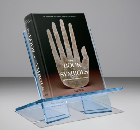 Soporte De Libro Acrilico Grande Azul