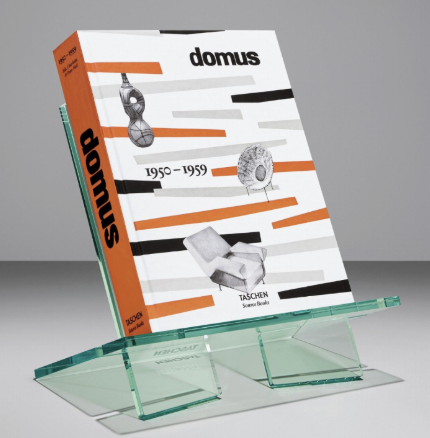 Soporte De Libro Cristal  Mediano Verde