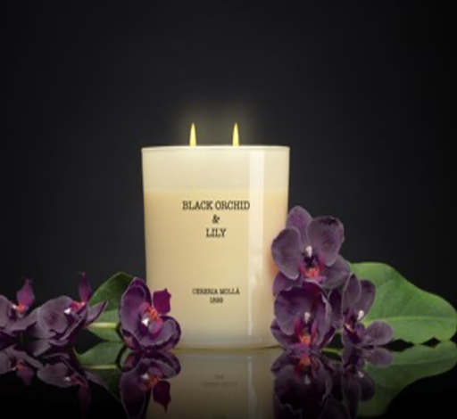 [6643] Vela Black Orchid & Lily Ivory 21 Oz