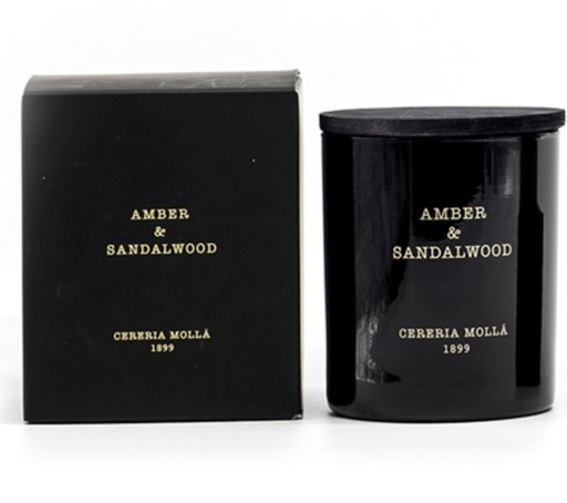 [5537] Vela Amber & Sandalwood Black 8 0z